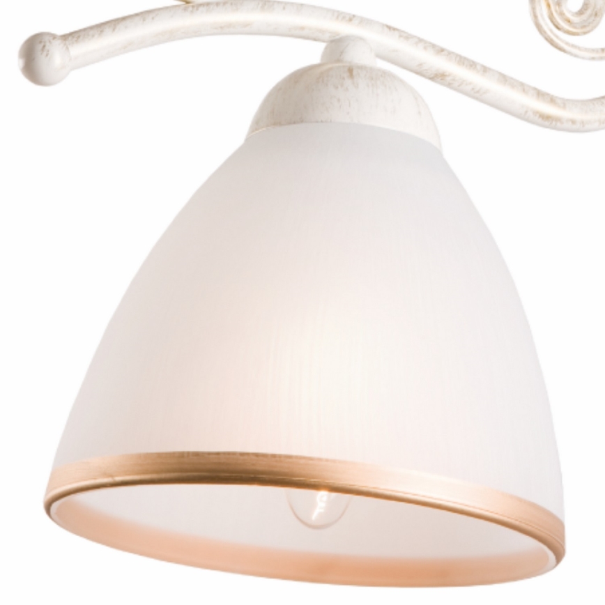 Brilagi - Lampada da parete LED ANTICO 1xE27/60W/230V 3000K bianco patinato
