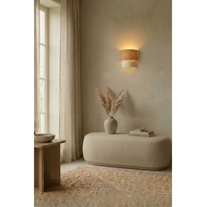 Brilagi - Lampada da parete LED BOHO ECO 1xE27/10W/230V beige/crema