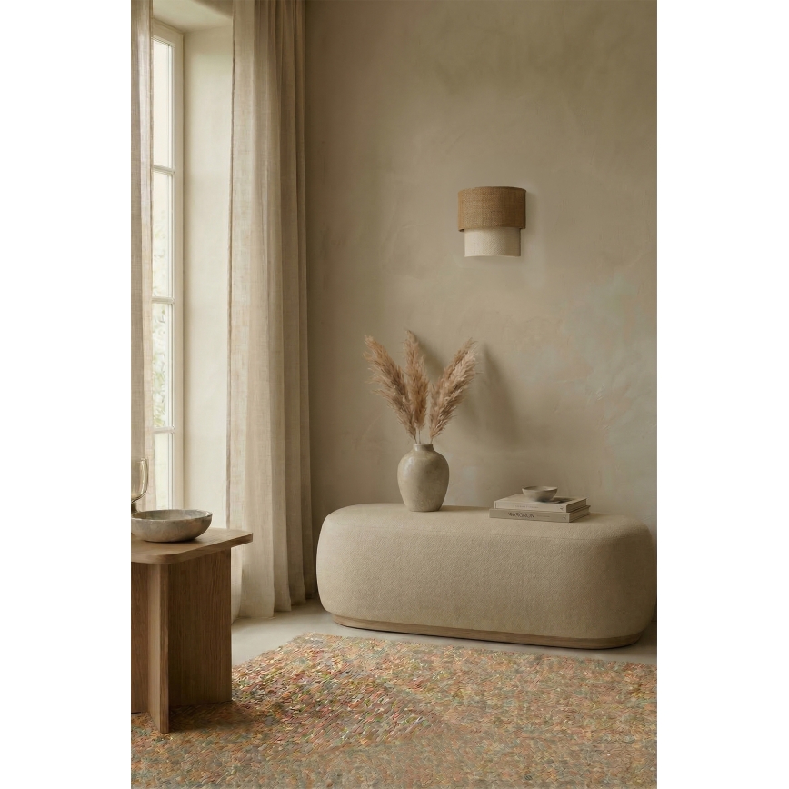 Brilagi - Lampada da parete LED BOHO ECO 1xE27/10W/230V beige/crema