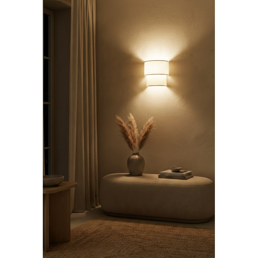 Brilagi - Lampada da parete LED BOHO ECO 1xE27/10W/230V crema