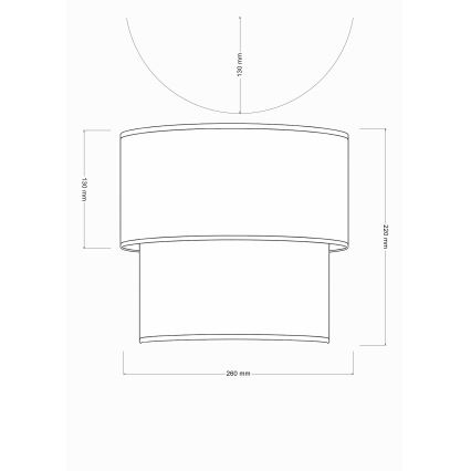 Brilagi - Lampada da parete LED BOHO ECO 1xE27/10W/230V crema