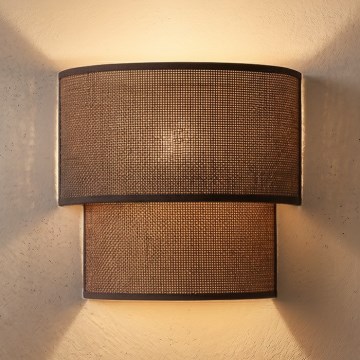 Brilagi - Lampada da parete LED BOHO ECO 1xE27/10W/230V marrone