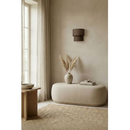 Brilagi - Lampada da parete LED BOHO ECO 1xE27/10W/230V marrone