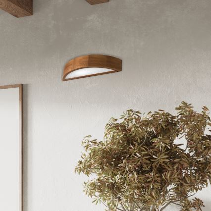 Brilagi - Lampada da parete LED CARVALHO 1xE27/15W/230V rovere ciliegio