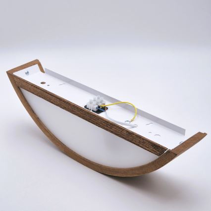 Brilagi - Lampada da parete LED CARVALHO 1xE27/15W/230V rovere ciliegio