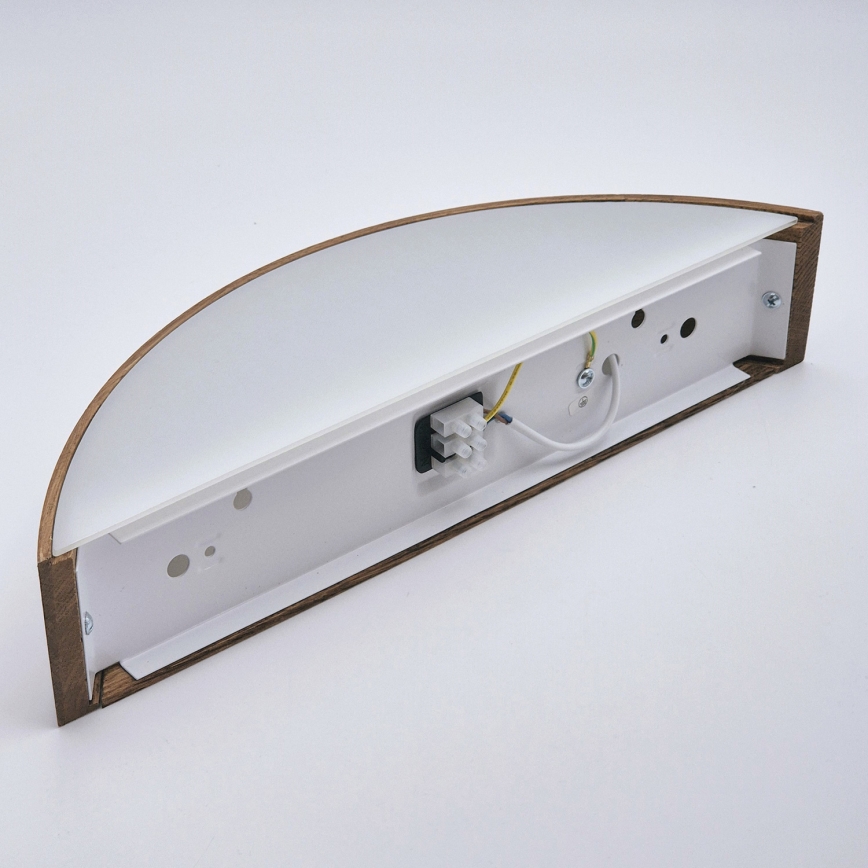 Brilagi - Lampada da parete LED CARVALHO 1xE27/15W/230V rovere ciliegio