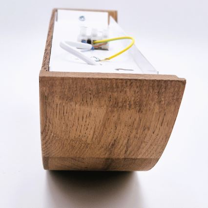 Brilagi - Lampada da parete LED CARVALHO 1xE27/15W/230V rovere ciliegio