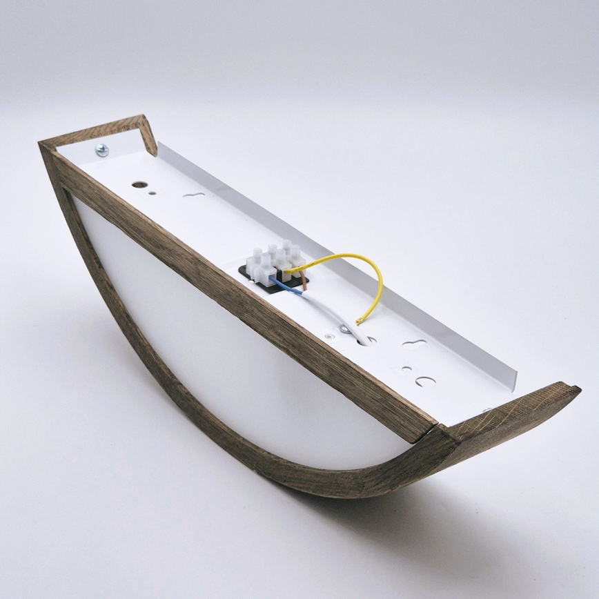 Brilagi - Lampada da parete LED CARVALHO 1xE27/60W/230V rovere noce