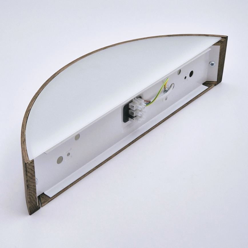 Brilagi - Lampada da parete LED CARVALHO 1xE27/60W/230V rovere noce