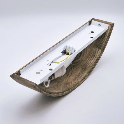 Brilagi - Lampada da parete LED CARVALHO 1xE27/60W/230V rovere noce