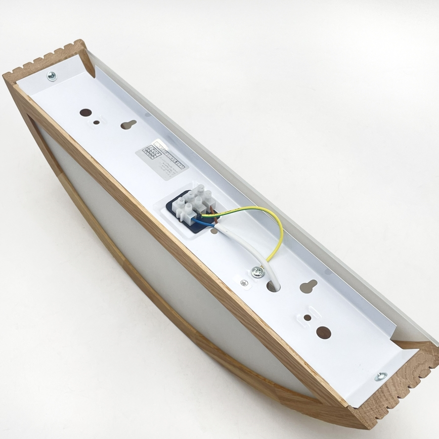 Brilagi - Lampada da parete LED CARVALHO MODERN 3xE27/60W/230V rovere