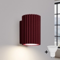 Brilagi - Lampada da parete LED CRESTO 1xGU10/10W/230V 10 cm bordeaux