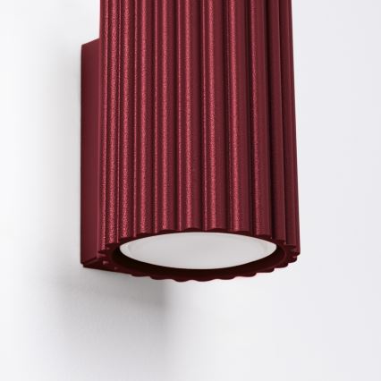 Brilagi - Lampada da parete LED CRESTO 1xGU10/10W/230V 10 cm bordeaux