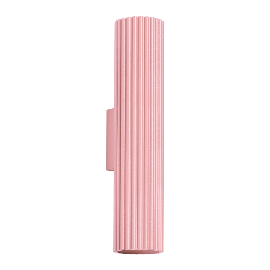 Brilagi - Lampada da parete LED CRESTO 2xGU10/10W/230V 30 cm rosa