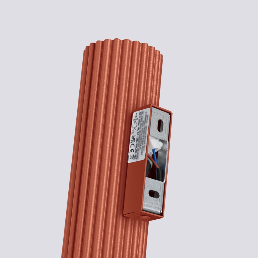 Brilagi - Lampada da parete LED CRESTO 2xGU10/10W/230V 30 cm rossa