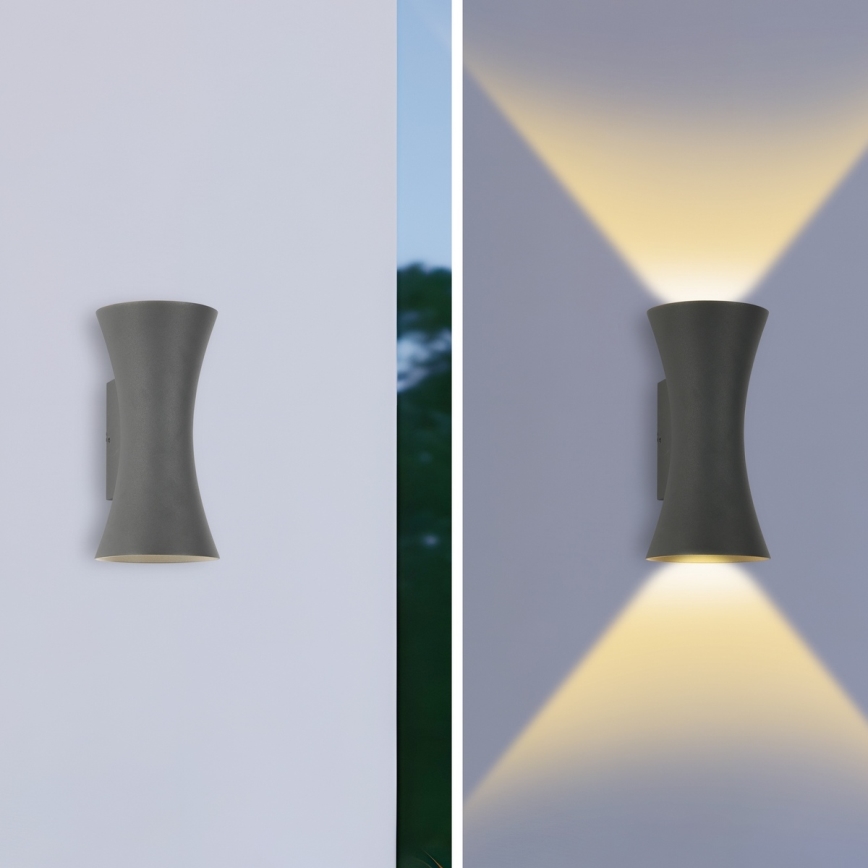 Brilagi - Lampada da parete LED da esterno BICON LED/10W/230V antracite IP44