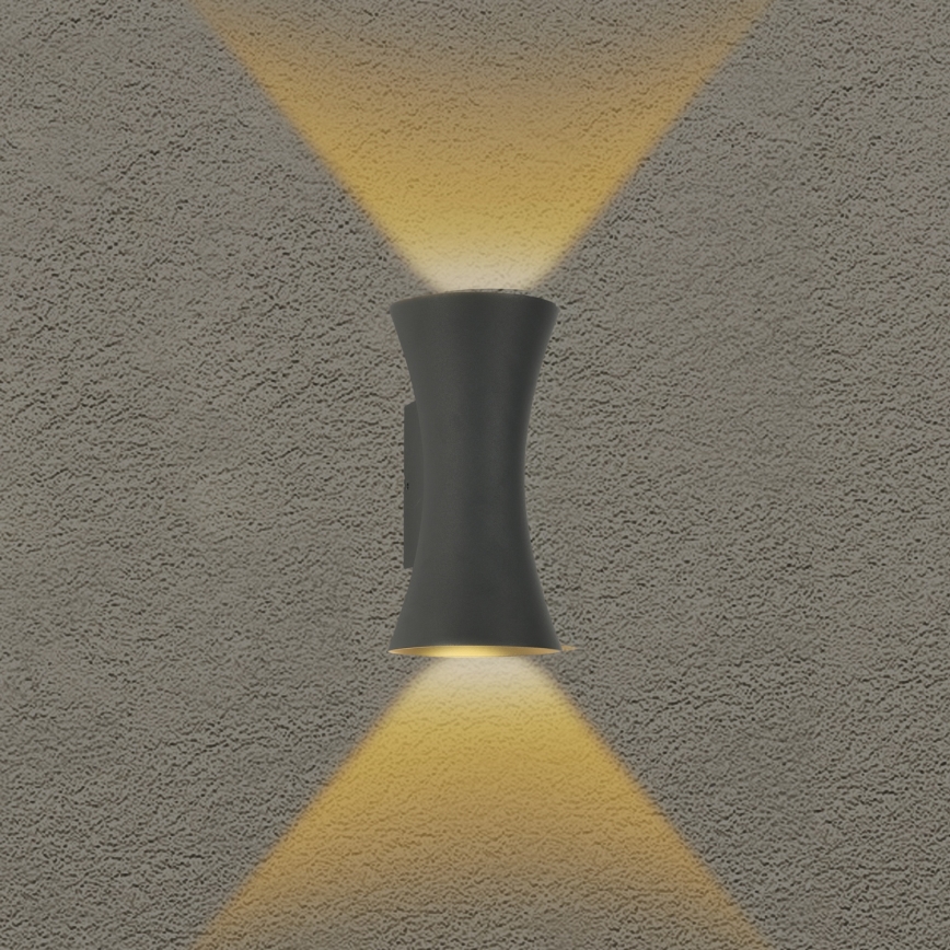 Brilagi - Lampada da parete LED da esterno BICON LED/10W/230V antracite IP44