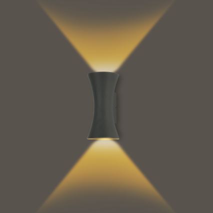 Brilagi - Lampada da parete LED da esterno BICON LED/10W/230V antracite IP44