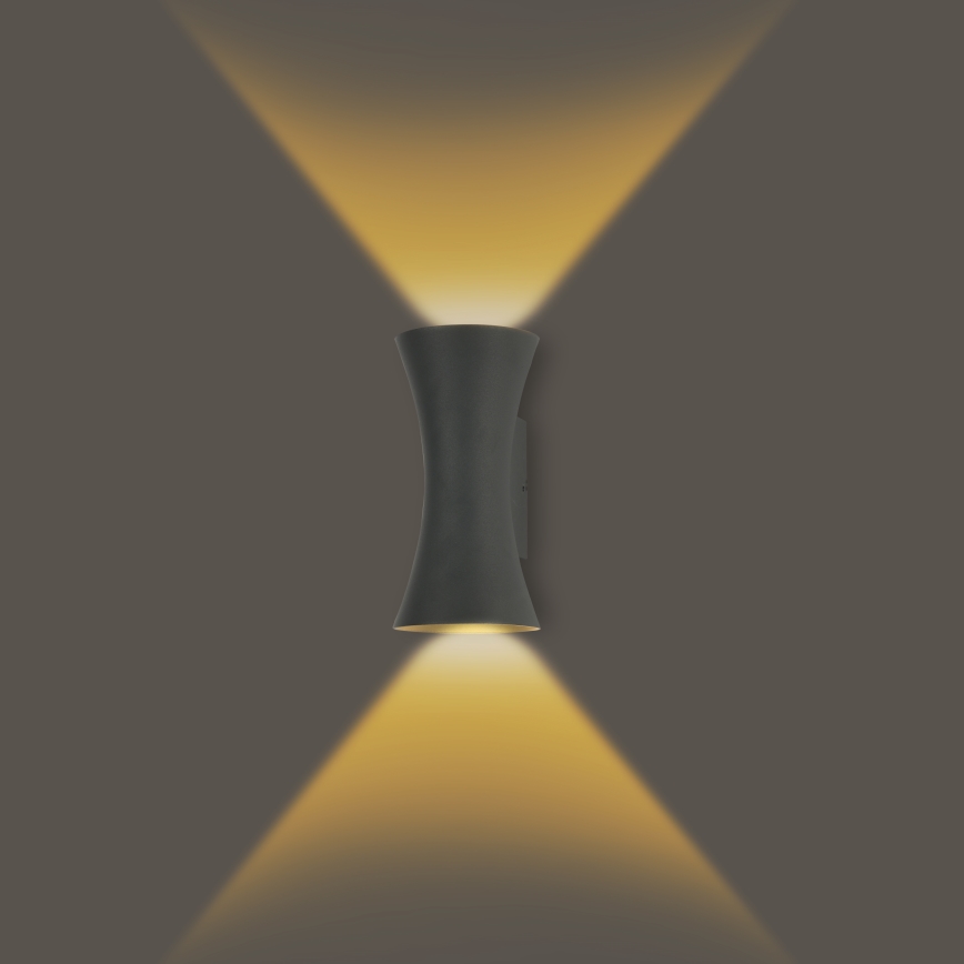 Brilagi - Lampada da parete LED da esterno BICON LED/10W/230V antracite IP44