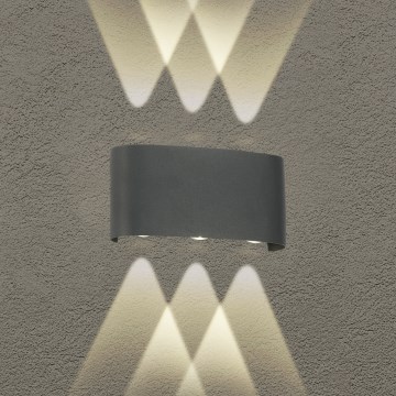 Brilagi - Lampada da parete LED da esterno FLAREBOX LED/6W/230V antracite IP65