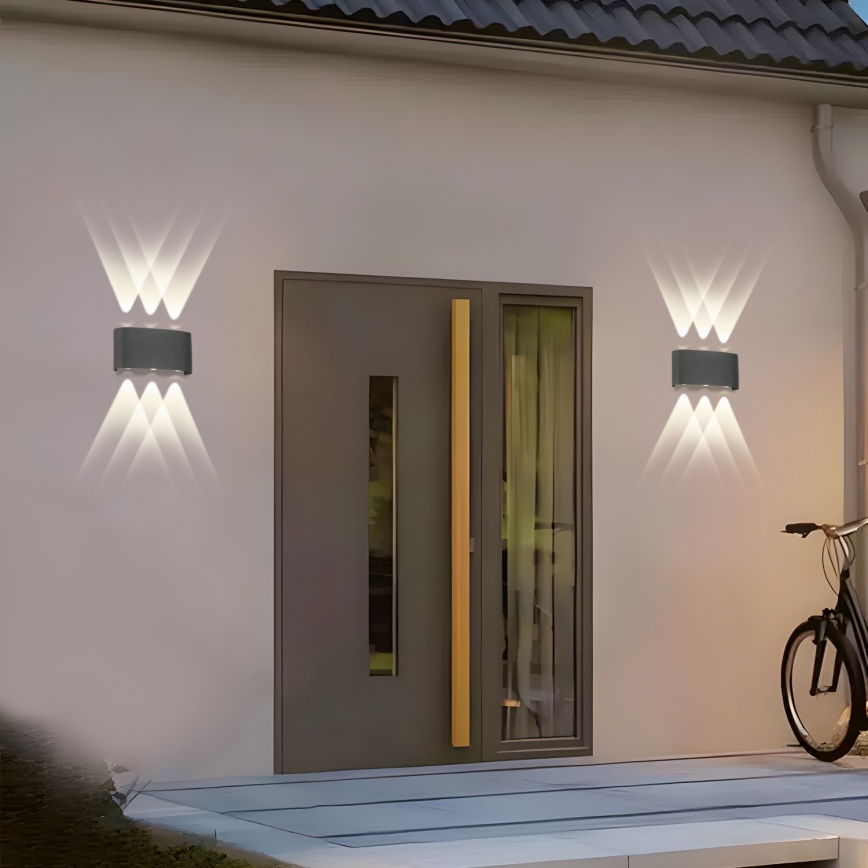 Brilagi - Lampada da parete LED da esterno FLAREBOX LED/6W/230V antracite IP65