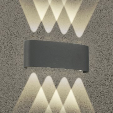 Brilagi - Lampada da parete LED da esterno FLAREBOX LED/8W/230V antracite IP65