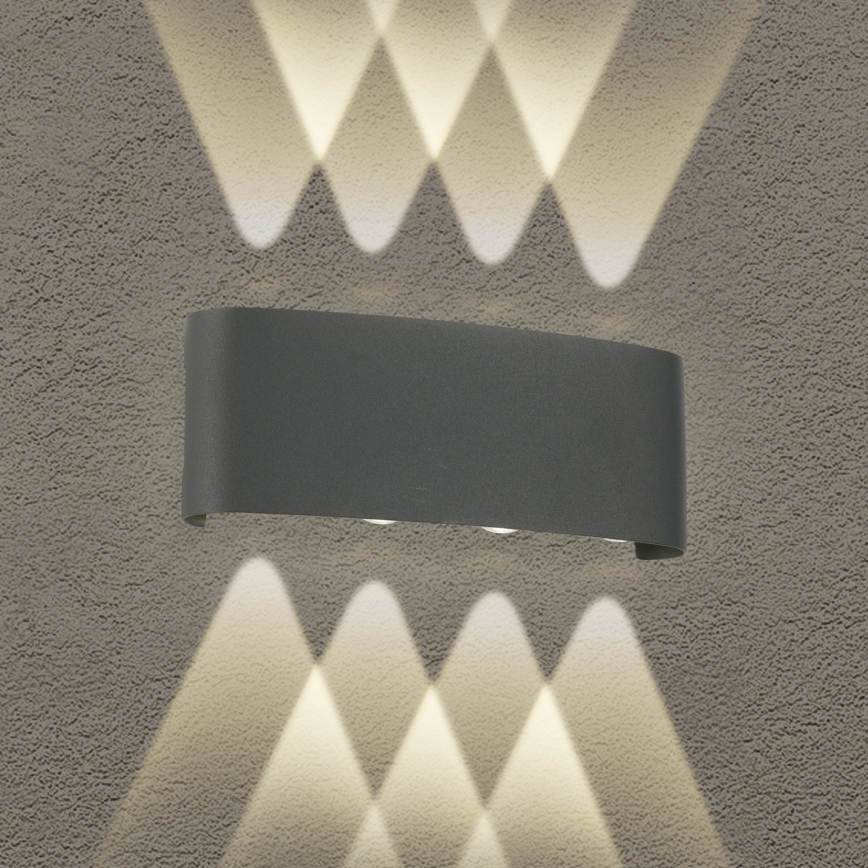 Brilagi - Lampada da parete LED da esterno FLAREBOX LED/8W/230V antracite IP65