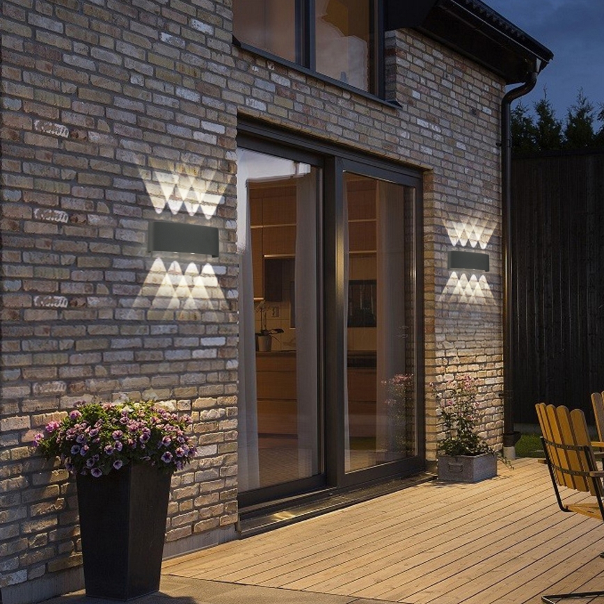 Brilagi - Lampada da parete LED da esterno FLAREBOX LED/8W/230V antracite IP65