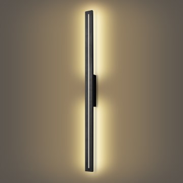 Brilagi - Lampada da parete LED da esterno LINEO LED/24W/230V 3000K IP65 100 cm nera