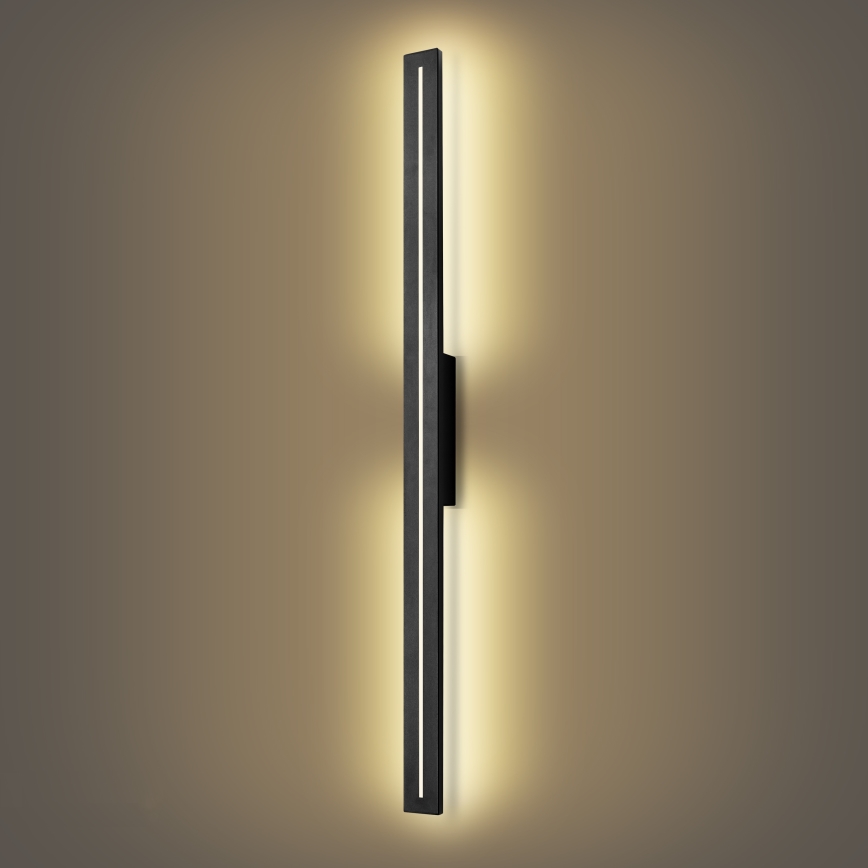 Brilagi - Lampada da parete LED da esterno LINEO LED/24W/230V 3000K IP65 100 cm nero CRI 90