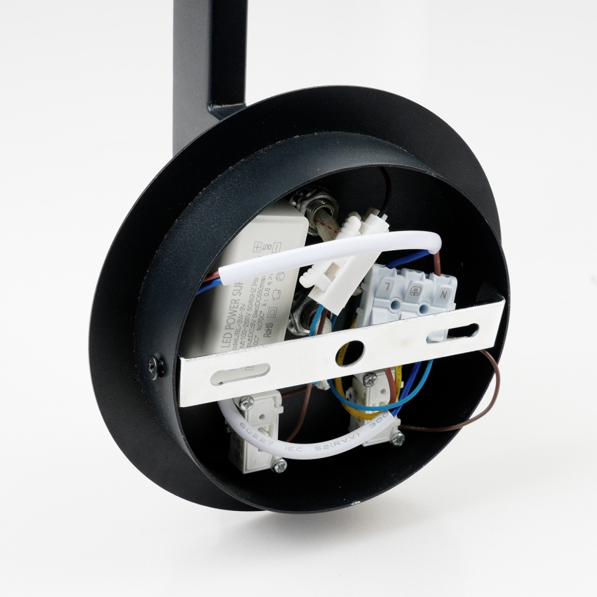 Brilagi - Lampada da parete LED DAYA 1xE14/40W/230V + LED/3W nero