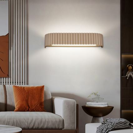 BRILAGI - Lampada da parete dimmerabile a LED FALCON MODERN LED/14W/230V 3000-6000K 40 cm beige + telecomando