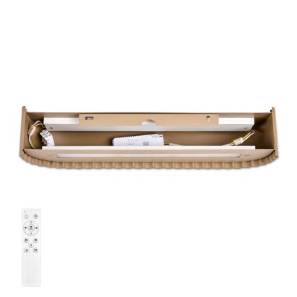 BRILAGI - Lampada da parete dimmerabile a LED FALCON MODERN LED/14W/230V 3000-6000K 40 cm beige + telecomando