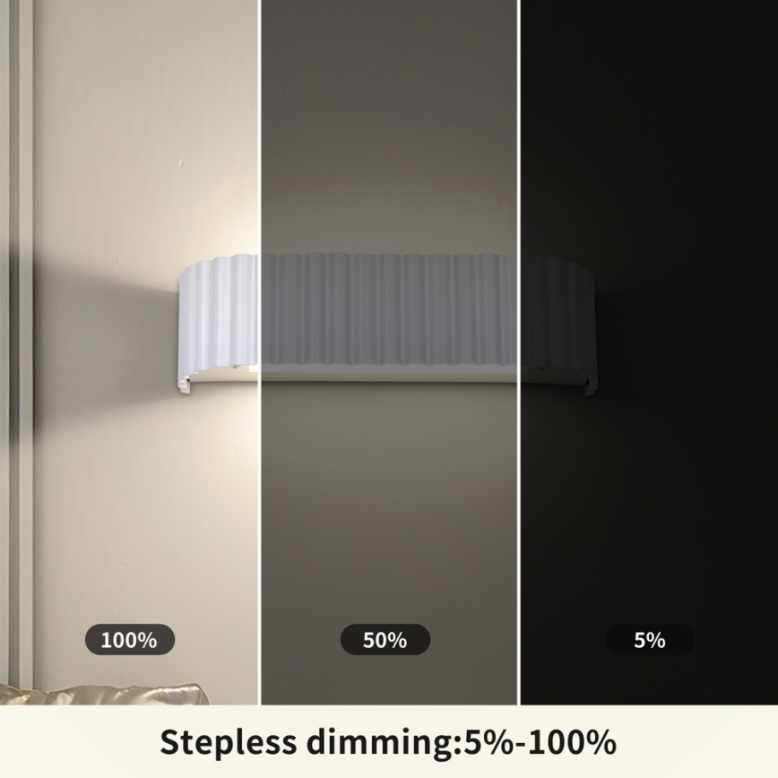 BRILAGI - Lampada da parete LED FALCON MODERN LED/10W/230V 30 cm 3000/4500/6000K bianca