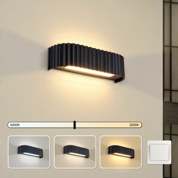 BRILAGI - Lampada da parete LED FALCON MODERN LED/10W/230V 30 cm 3000/4500/6000K nera