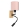 Brilagi - Lampada da parete LED flessibile BOBO WOOD 1xE27/25W/230V + LED/3W rovere/nero/rosa