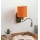 Brilagi - Lampada da parete LED flessibile NUBILA 1xE27/25W/230V + LED/3W ottone/arancione