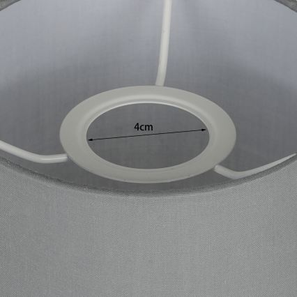 Brilagi - Lampada da parete LED flessibile NUBILA 1xE27/25W/230V + LED/3W ottone/grigio chiaro