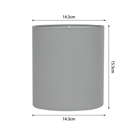 Brilagi - Lampada da parete LED flessibile NUBILA 1xE27/25W/230V + LED/3W ottone/grigio chiaro