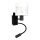 Brilagi - Lampada da parete LED flessibile per bambini BOBO 1xE27/25W/230V + LED/3W nero/bianco/unicorni