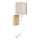 Brilagi - Lampada da parete LED flessibile per bambini BOBO WOOD 1xE27/25W/230V + LED/3W rovere/bianco/beige/a pois