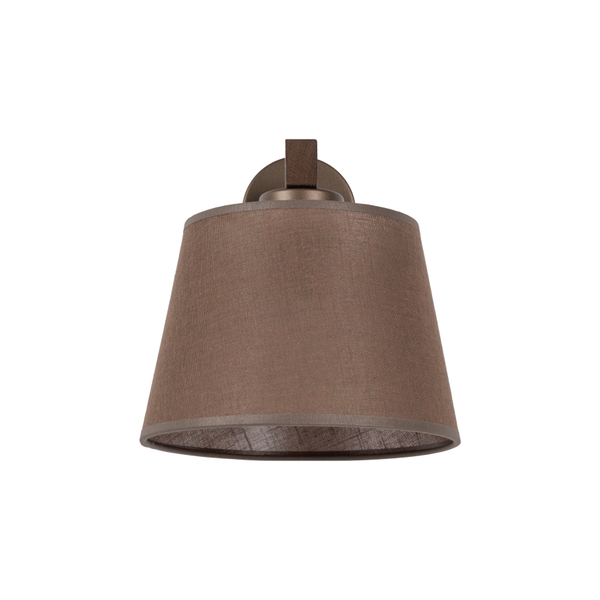 BRILAGI - Lampada da parete LED LATTE 1xE27/15W/230V pino/marrone