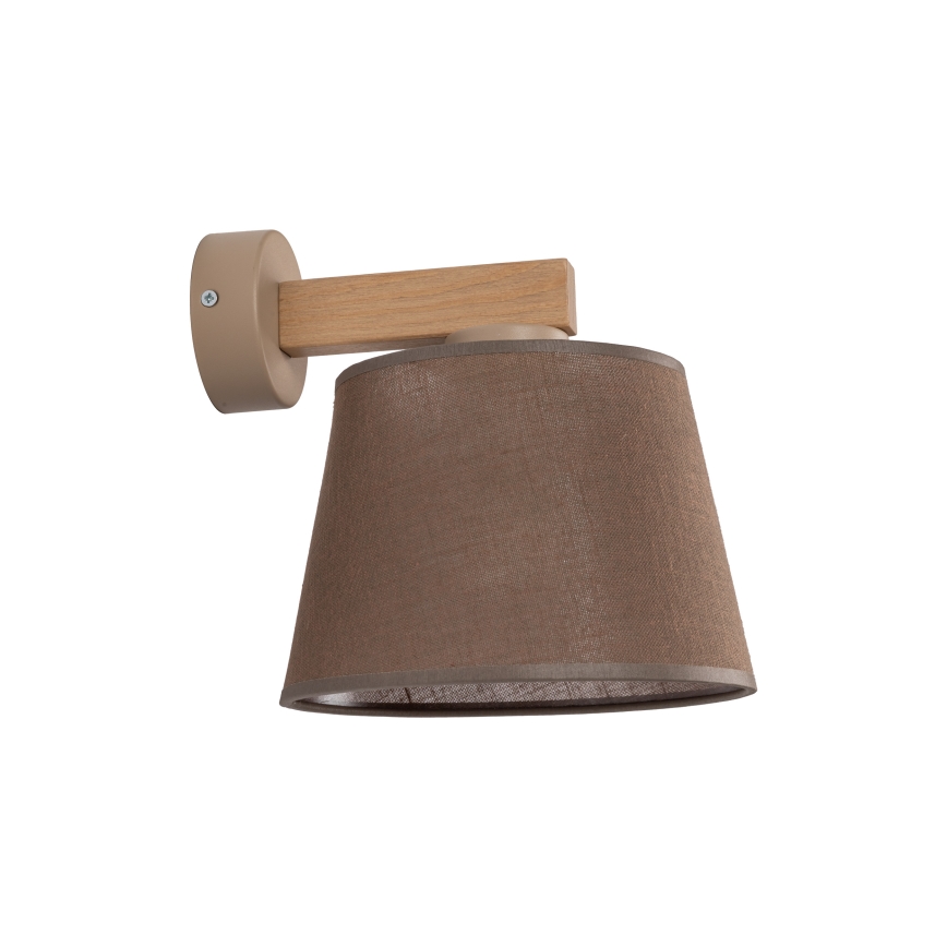 BRILAGI - Lampada da parete LED LATTE SABIA 1xE27/15W/230V pino/marrone