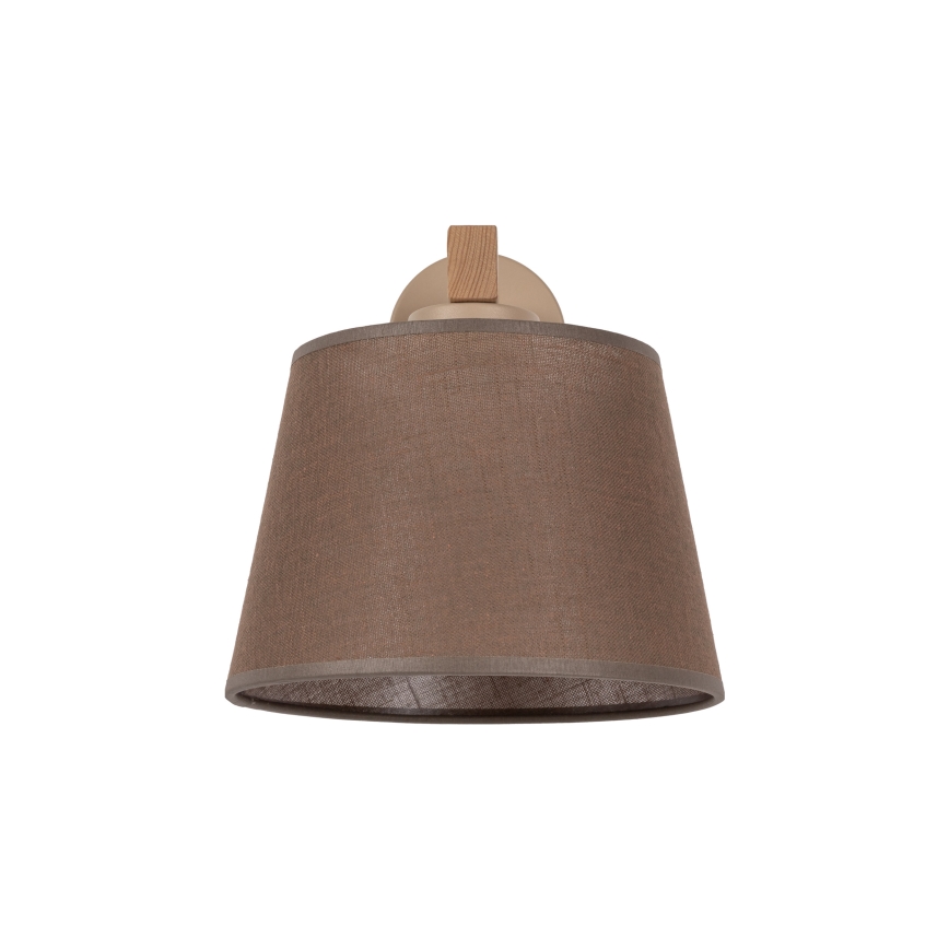 BRILAGI - Lampada da parete LED LATTE SABIA 1xE27/15W/230V pino/marrone