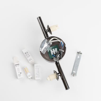 Brilagi - Lampada da parete LED MILLA 3xG9/3W/230V nero cromato/fumé