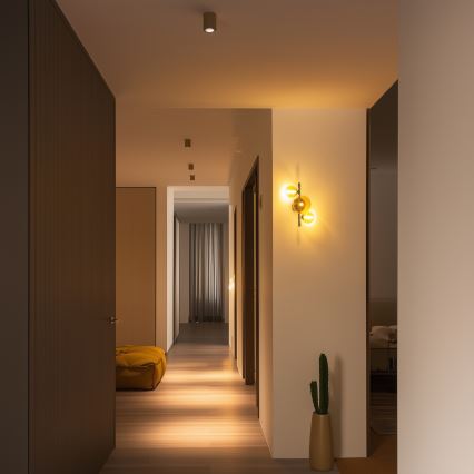 Brilagi - Lampada da parete LED MILLA 3xG9/3W/230V nero cromato/oro