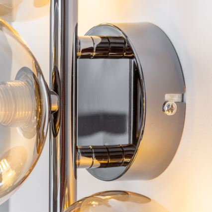 Brilagi - Lampada da parete LED MILLA 3xG9/3W/230V nero cromato/oro