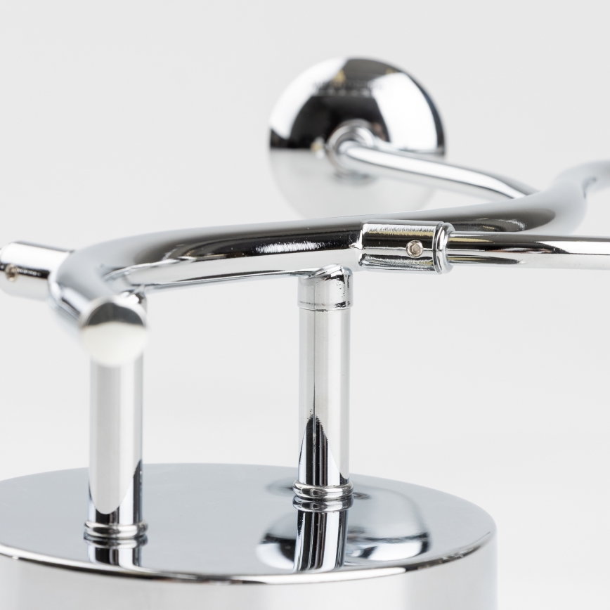 Brilagi - Lampada da parete LED MISTEL 3xG9/3W/230V cromo nero/fumé