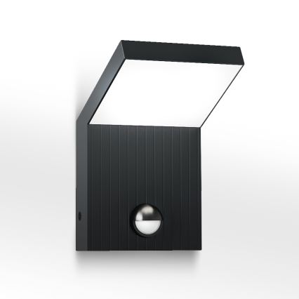 Brilagi - Applique da esterno LED con sensore RIANO LED/8W/230V antracite IP65