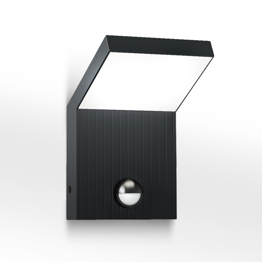 Brilagi - Applique da esterno LED con sensore RIANO LED/8W/230V antracite IP65